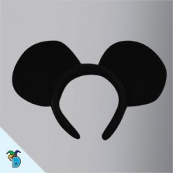 Diadema Ratón Negro