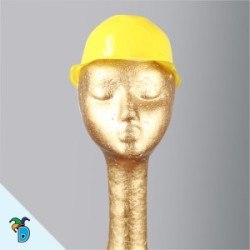 Casco Constructor Amarillo